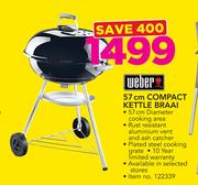 Weber 57cm Compact Kettle Braai