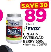 Evox Creatine Overload Berry-650g