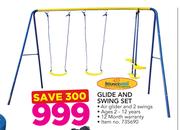 Bounce King Glide & Swing Set