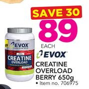 Evox Creatine Overload Berry-650g
