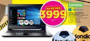 Lenovo Intel Celeron Notebook IDEAPAD 110