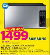 Samsung 32Ltr Electronic Microwave Mirror Finish ME0113M1 XF