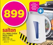 Salton 23Ltr Mini Oven With Free Kettle ME0113M1 XF