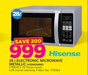 Hisense 28Ltr Electronic Microwave Metallic H28MOMME