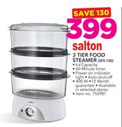 Salton 3 Tier Food Steamer SFS-100