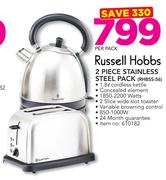 Russell Hobbs 2 Piece Stainless Steel Pack RHBSS-66-Per Pack