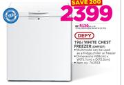 Defy 196Ltr White Chest Freezer DMF507