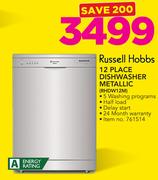 Russell Hobbs 12 Place Dishwasher Metallic RHDW12M