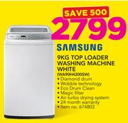 Samsung 9Kg Top Loader Washing Machine White WA90H4200SW