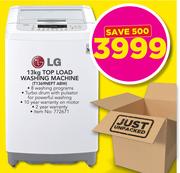 LG 13Kg Top Load Washing Machine T1369NEFT ABW