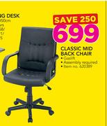 Classic Mid Back Chair