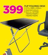 Flip Folding Desk H72 x W80 x D50cm