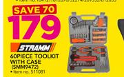 Stramm 60 Piece Toolkit With Case
