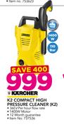 Karcher K2 Compact High Pressure Cleaner K2
