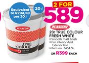 Plascon 20L True Colour Fresh White-Each