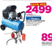 Tradeair 50Ltr Air Compressor