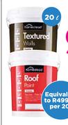 Homestead 20Ltr Roof Paint Or Textured-For 2