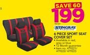 Stingray 6 Piece Sport Seat Cover Set-Per Set