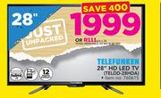 Telefunken 28" HD LED TV TELDD 28HDA