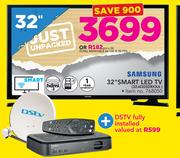 Samsung 32" Smart LED TV + DSTV Fully Installed