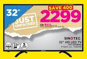 Sinotec 32" HD LED TV STL-32VN86D