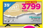 Hisense 39" FHD LED TV HX39N2176