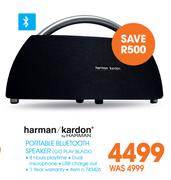 Harman/Kardon Portable Bluetooth Speaker GO PLAY BLACK