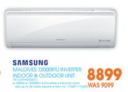 Samsung Maldives 12000 BTU Inverter Indoor & Outdoor Unit AR12JSFPAWQXER