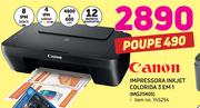 Canon Impressora Inkjet Colorida 3 em 1 MG2540S