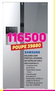 Samsung 535Ltr geladeira com portas laterais de espelho RS51K54F02A F
