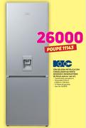 KIC 336Ltr Geladeira Metalica com Congeladeira na porte Inferior e reservatorio de agua KBF634 1ME W