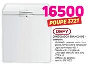 Defy 196Ltr Congeladeira branco DMF507