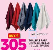Mainstays toalhas para Visita diversas-For 4