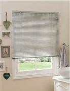 Decorland Persianas Venezianas Pré Fabricadas em Alumínio 25 MM White-1600 W x 1600 H mm
