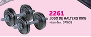 Trojan jogo de halteres-10Kg