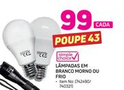 Simple Choice Lâmpadas em branco morno Ou Frio- cada