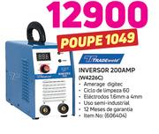 Tradeweld Inversor 200 AMP W4226C
