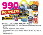 Shield Kit para Lavagem viatura 6 peças 