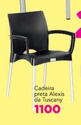 cadeira preta alexis da Tuscany