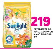 Detergente em pó Para Lavagem a mao Sunlight -2Kg