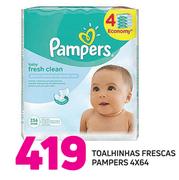 Toalhinhas Frescas Pampers -4 x 64