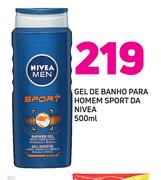 Gel de banho para homem Sport da Nivea -500ml