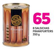8 Salsichas Frankfurter-350g
