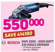 Bosch GWS2000 - 2000 Watt 230 Angel Grinder