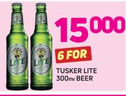 Tusker Lite Beer-6 x 300ml
