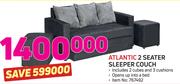 Atlantic 2 Seater Sleeper Couch