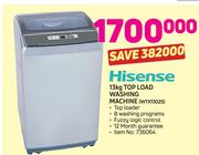 Hisense 13 Kg Top Load Washing Machine WTX1302S