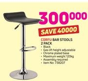 Corfu Bar Stools 2 Pack