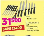 Mainstays 13 Piece Knife Set