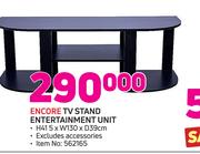 Encore TV Stand Entertainment Unit Excluding Accessories